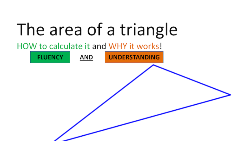 Preview of The area of a triangle