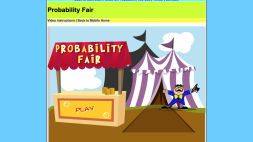 Screenshot of Probability Fair - A Cool Set of Probability Games for Kids