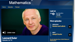 Screenshot of A podcast about Euler and his solution to konisberg problem