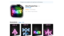 Screenshot of Glow Puzzle