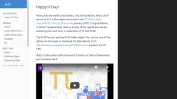 Screenshot of 31.4+ trillion digits of Pi