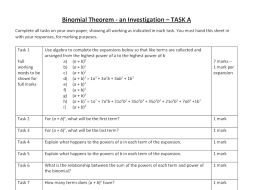 Preview of Yr 11 Extension Combinatorics Assessment Task