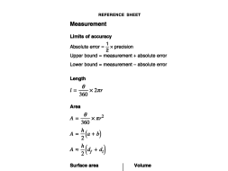 Preview of Annotated reference sheet