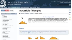 Screenshot of Impossible Triangles