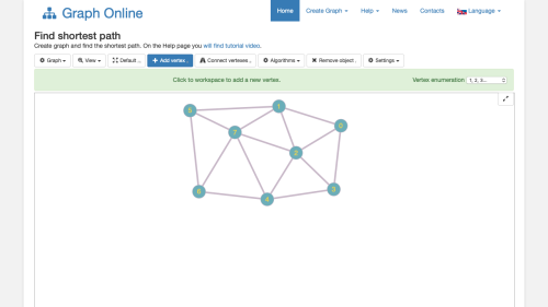Screenshot of Graph Online