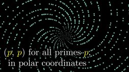 Screenshot of Why do prime numbers make these spirals?