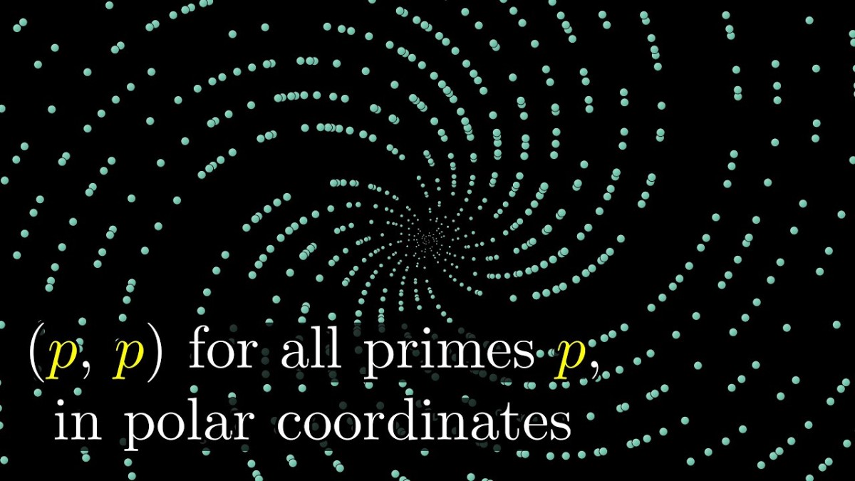 Screenshot of Why do prime numbers make these spirals?
