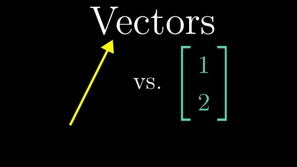 Screenshot of Vectors, what even are they? (3blue1brown)