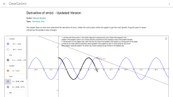 Screenshot of Derivative of sin(x)