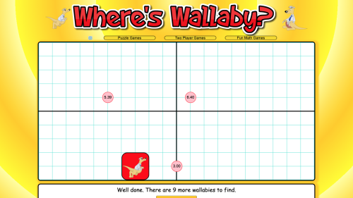 Screenshot of Where’s Wallaby?