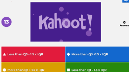 Screenshot of Kahoot - Maths Standard Reference Sheet