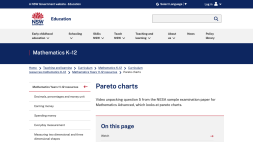 Screenshot of Pareto charts, NESA sample examination Q5