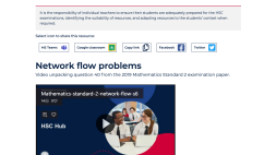 Screenshot of Network flow problems