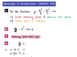 Preview of MA-C3 Applications of Differentiation - Ordering Task