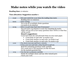 Preview of Helpful advice for Mathematics Standard 2 students - supporting document