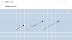 Screenshot of Scaling Vectors