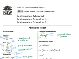 Preview of Annotated Datasheet for Advanced/Extension 1/Extension 2