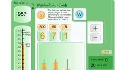 Screenshot of Wishball: hundreds