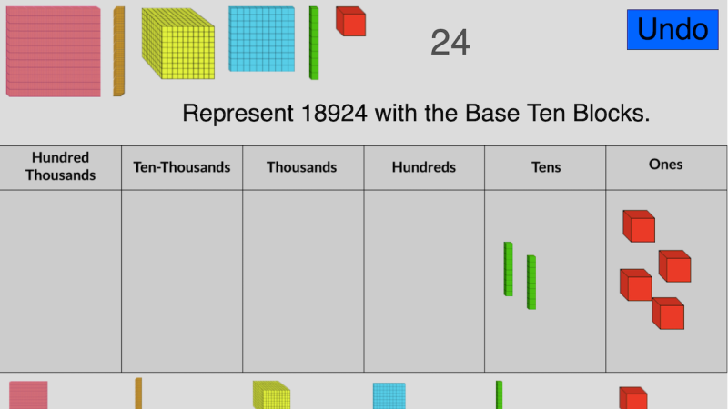 Screenshot of Number Builder 6D