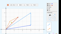 Screenshot of Vector Addition