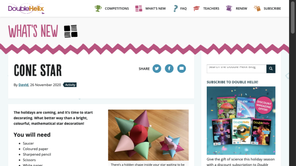 Screenshot of Cone star
