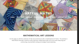 Screenshot of Mathematical art lessons