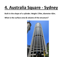 Preview of Surface Area & Volume of Famous Buildings Around the World