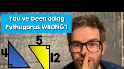 Screenshot of You’ve been doing Pythagoras wrong your whole life!