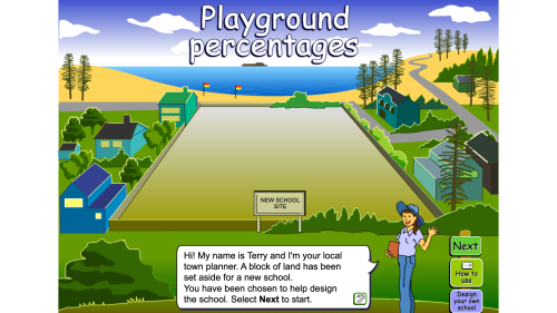 Screenshot of Playground percentages