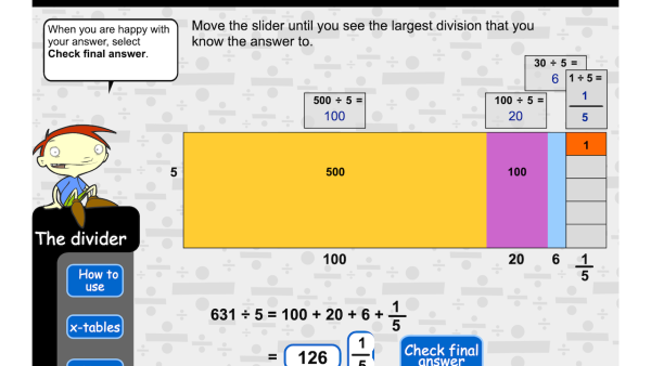 Screenshot of The divider