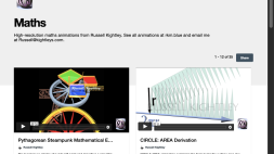 Screenshot of Maths Animations
