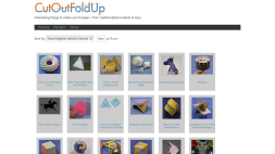 Screenshot of CutOutFoldUp