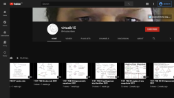 Screenshot of virtualb15 YouTube Channel