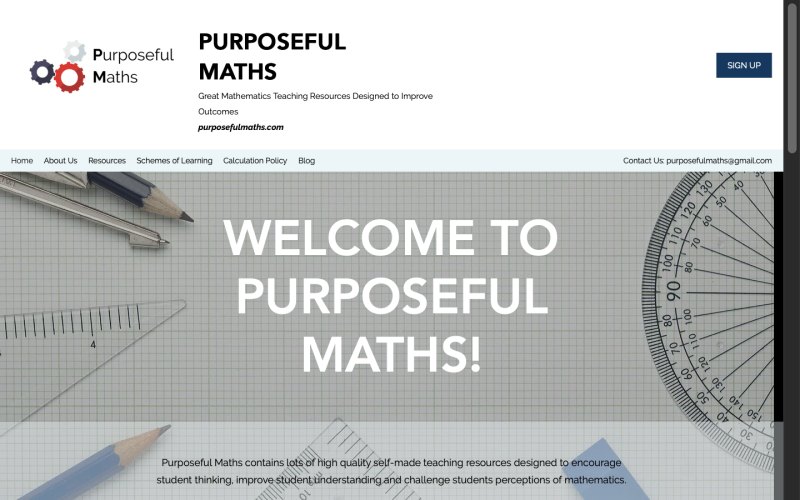 Purposeful Maths - MathsLinks