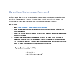 Preview of Olympic Games Stadium Analysis