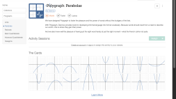 Screenshot of Polygraph: Parabolas