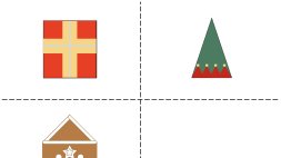 Screenshot of Festive fold and cut