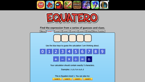 Screenshot of Equatero