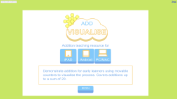 Screenshot of Addition Visualise