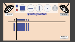 Screenshot of Algebra Tiles operating theatre