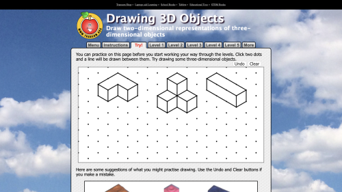 Screenshot of Drawing 3D Objects
