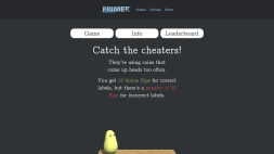 Screenshot of Catch the Cheaters - Biased Coin Flip