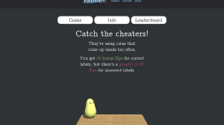 Screenshot of Catch the Cheaters - Biased Coin Flip