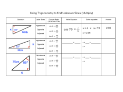 Preview of Scaffolded trigonometry worksheets