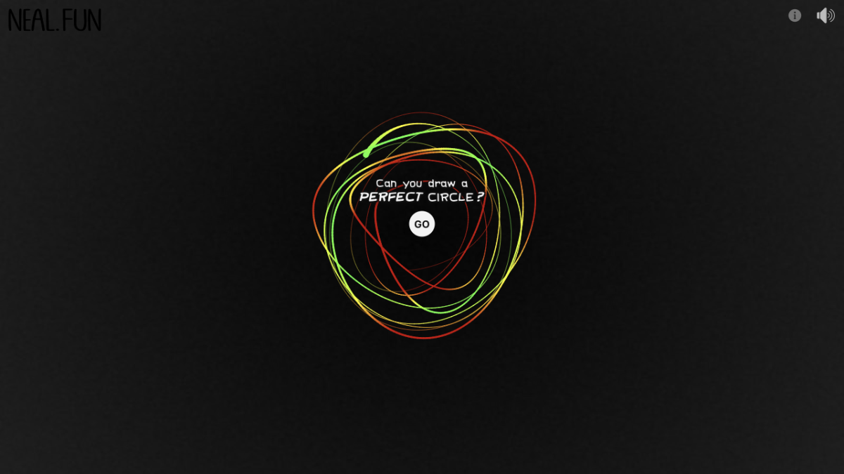 Screenshot of Can you draw a perfect circle?