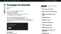 Screenshot of Percentages Are Reversible