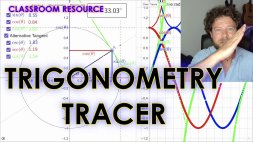 Screenshot of Trigonometry Tracer & Visualiser - Classroom use demo