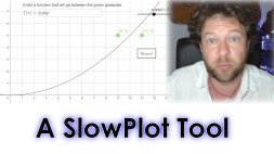 Screenshot of Slowplot graph visualiser - Classroom use demo