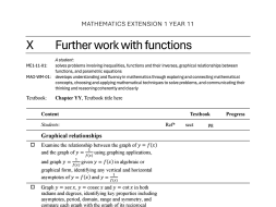 Preview of Mathematics Extension 1 (2024) - Student Outlines