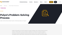 Screenshot of Polya’s Problem-Solving Process